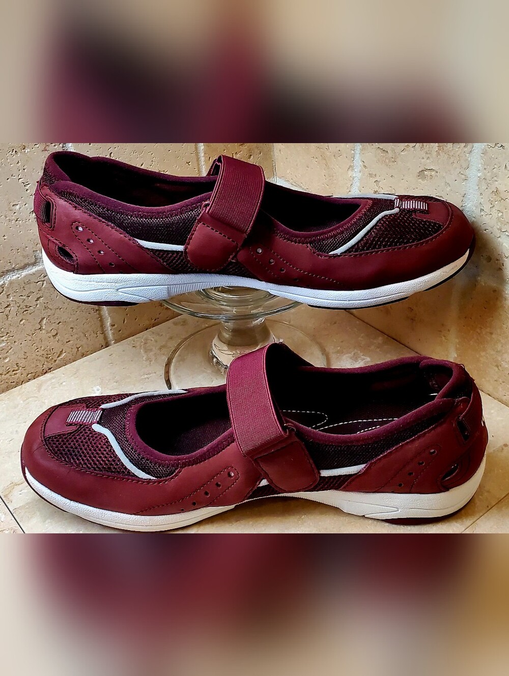 Ryka Women's Burgundy Athletic Mary Jane Sneakers
